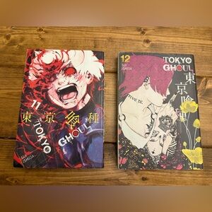 Tokyo Ghoul Manga Volumes 11 & 12 English Version By Sui Ishida